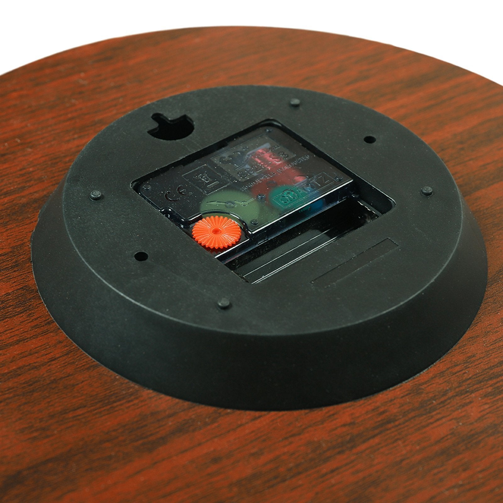 Concise Silent Wooden Wall Clock-9.84"x9.84"/ 25x25cm - Letter A