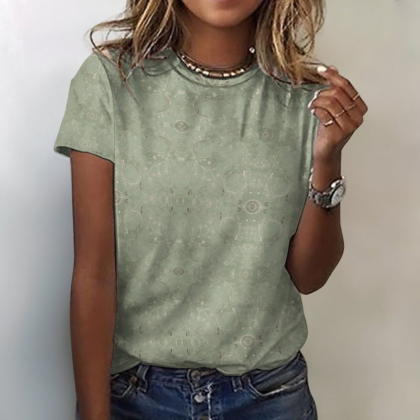Cotton Summer Short Sleeve T-Shirts for Women