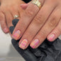365nails: "Pastel Plaid Short Square" – Spring Press-on Nails