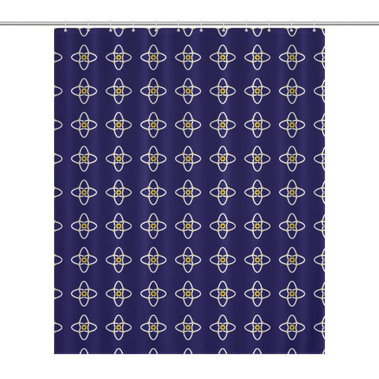 Blue Shower Curtain