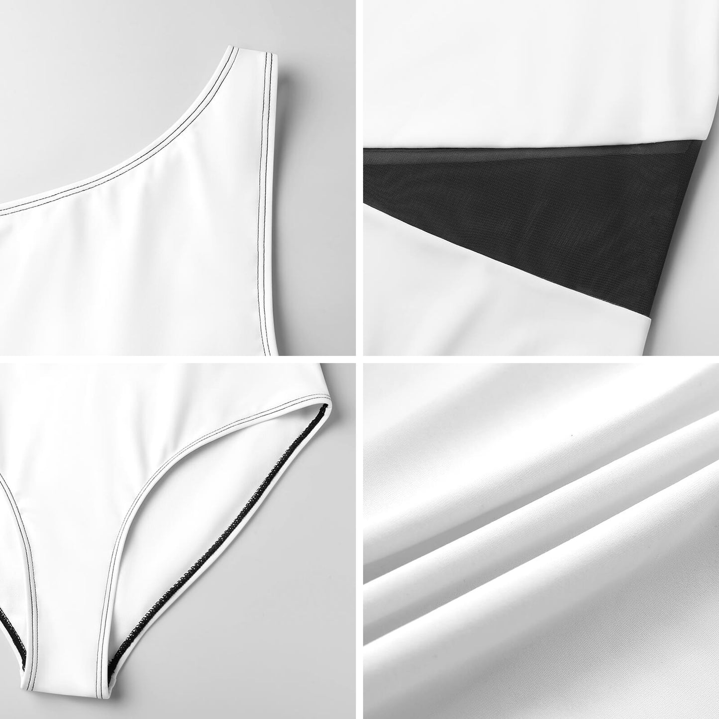 Mesh One-Piece Swimsuit