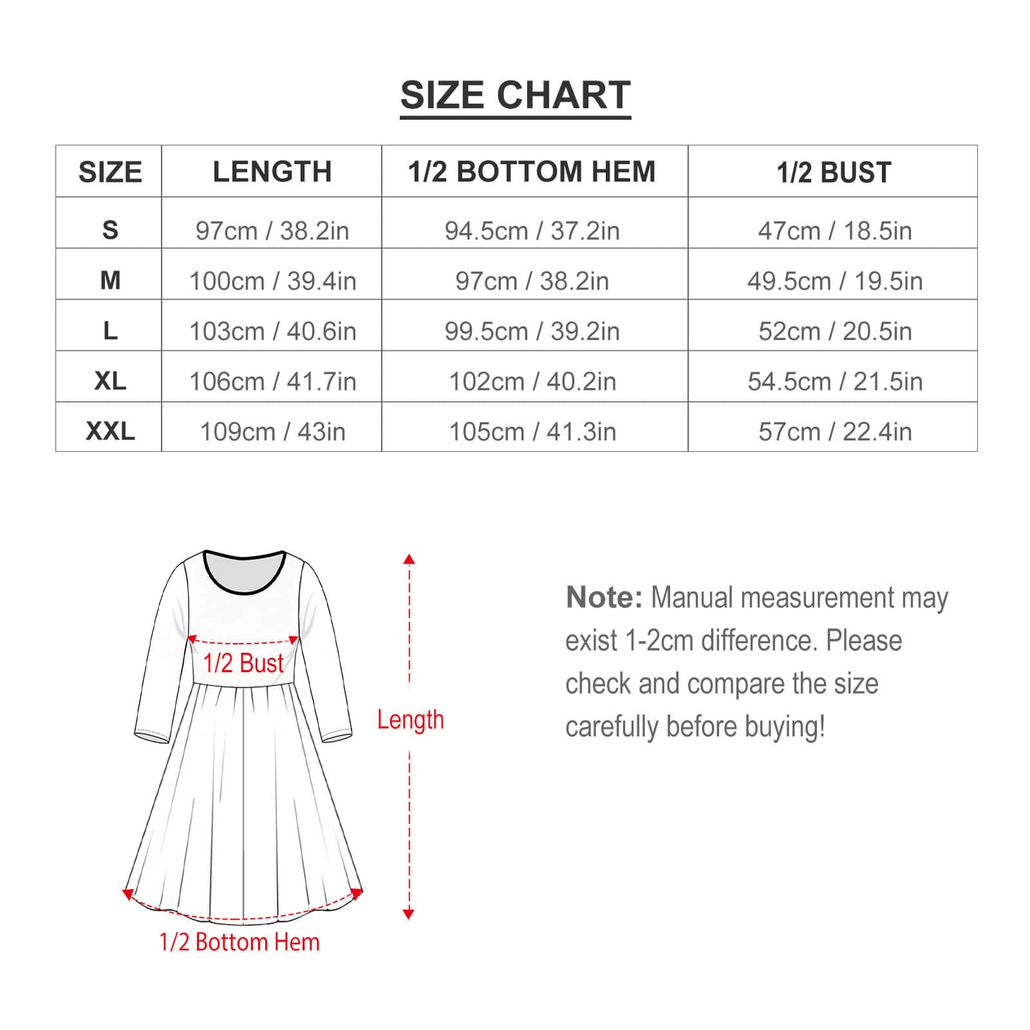 Round Neck Long Sleeve Dress with Pocket
