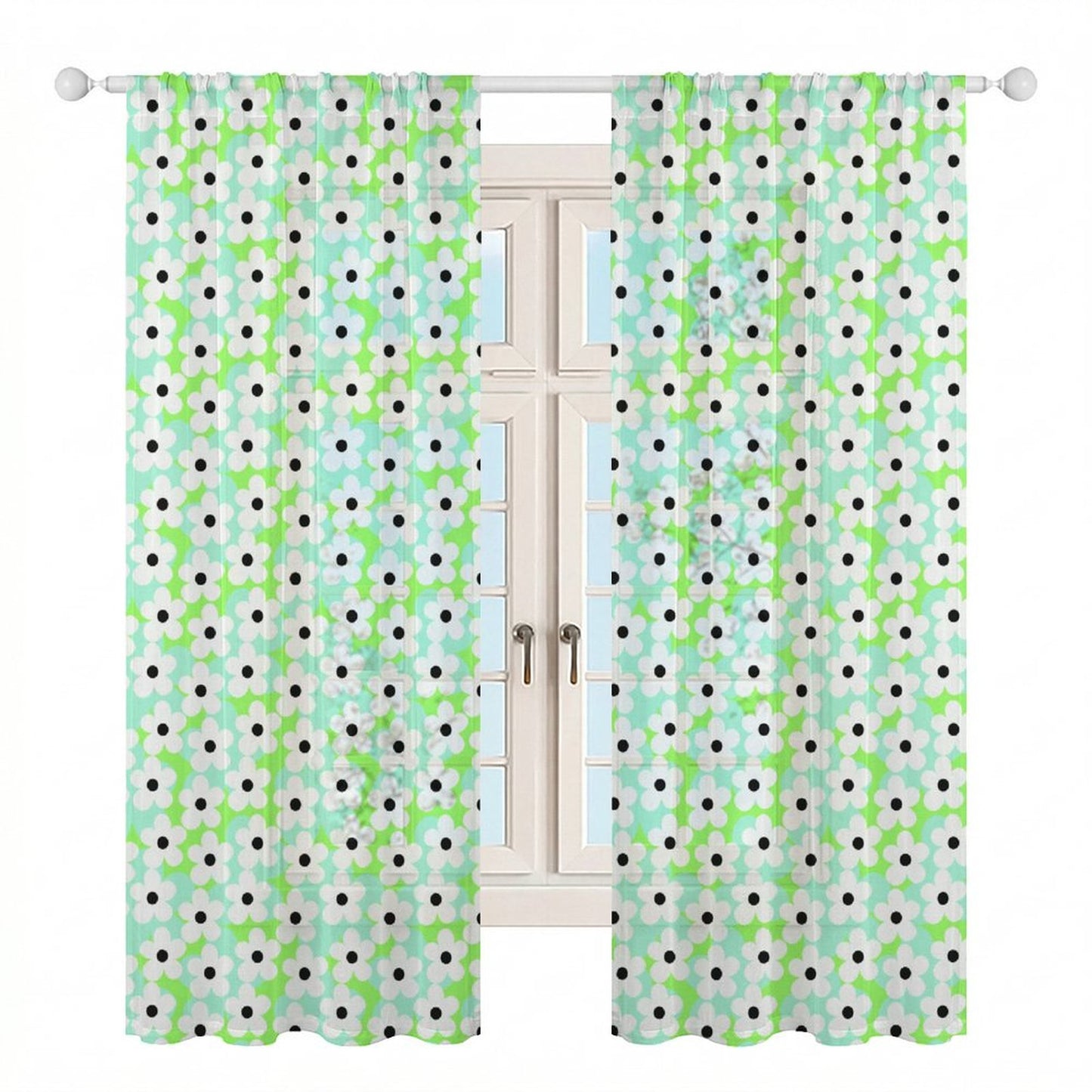 Sheer Curtain Daisy
