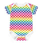Faux Cotton Short Sleeve Baby Romper