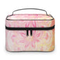 Make-up bag with Lychee pattern PU material