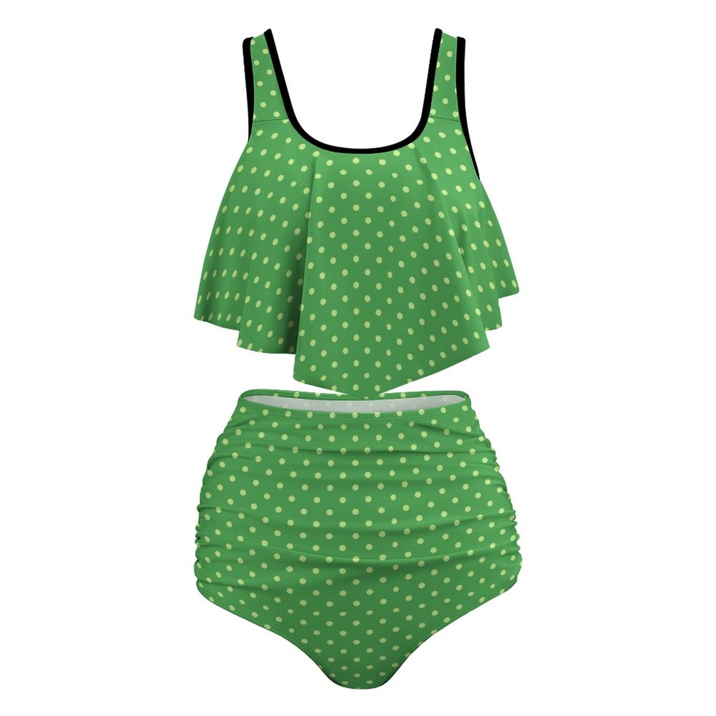 Plus Size Women's Two piece Swimsuit with Tankini