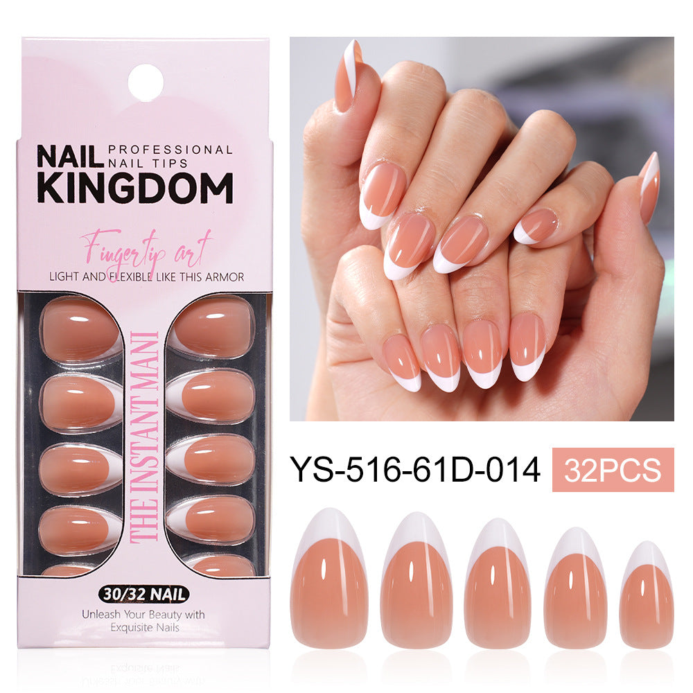 "Classic White French" - Timeless 32Pcs Press-On Nails Set – Image 12