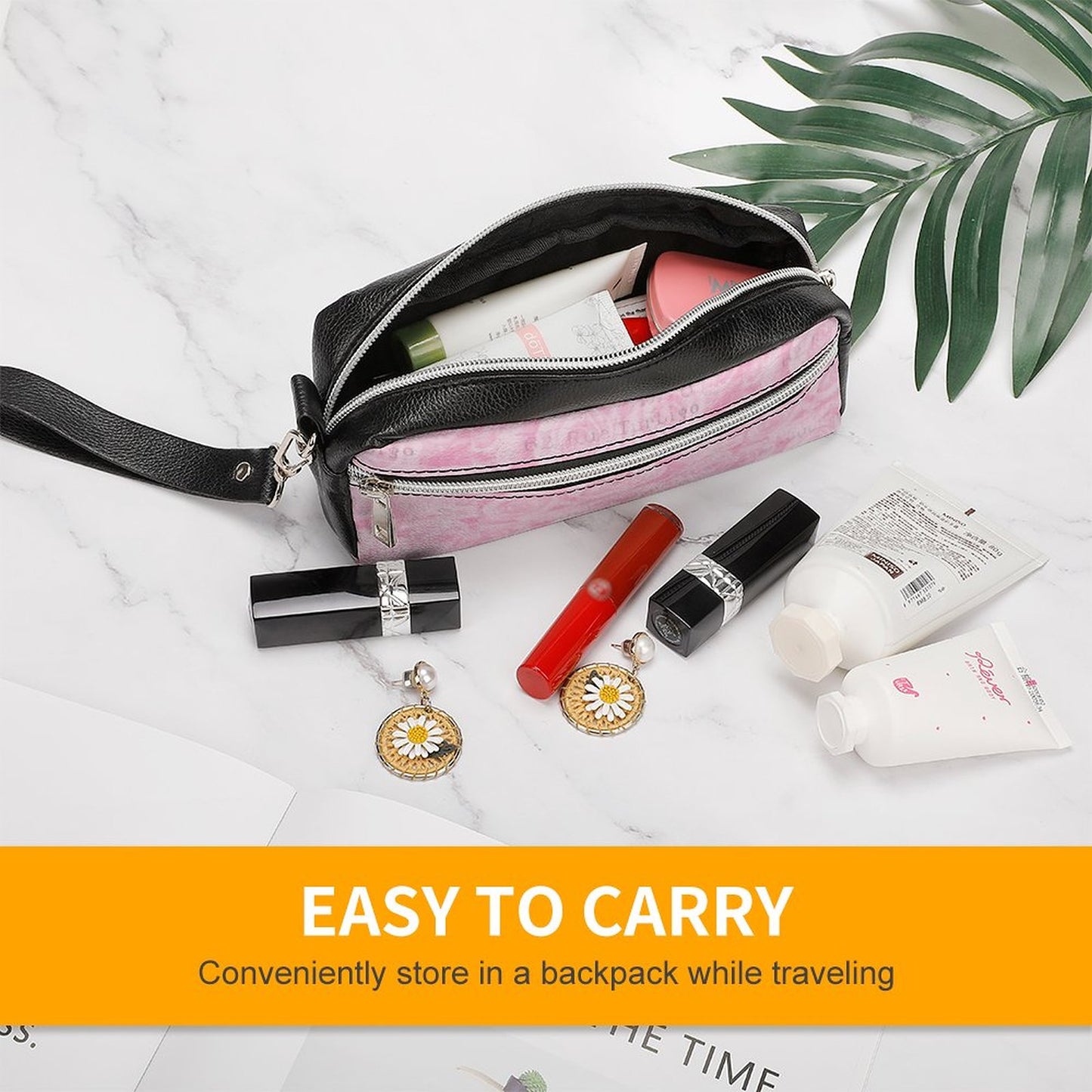Versatile Cosmetic Bag & Pencil Case Pouch