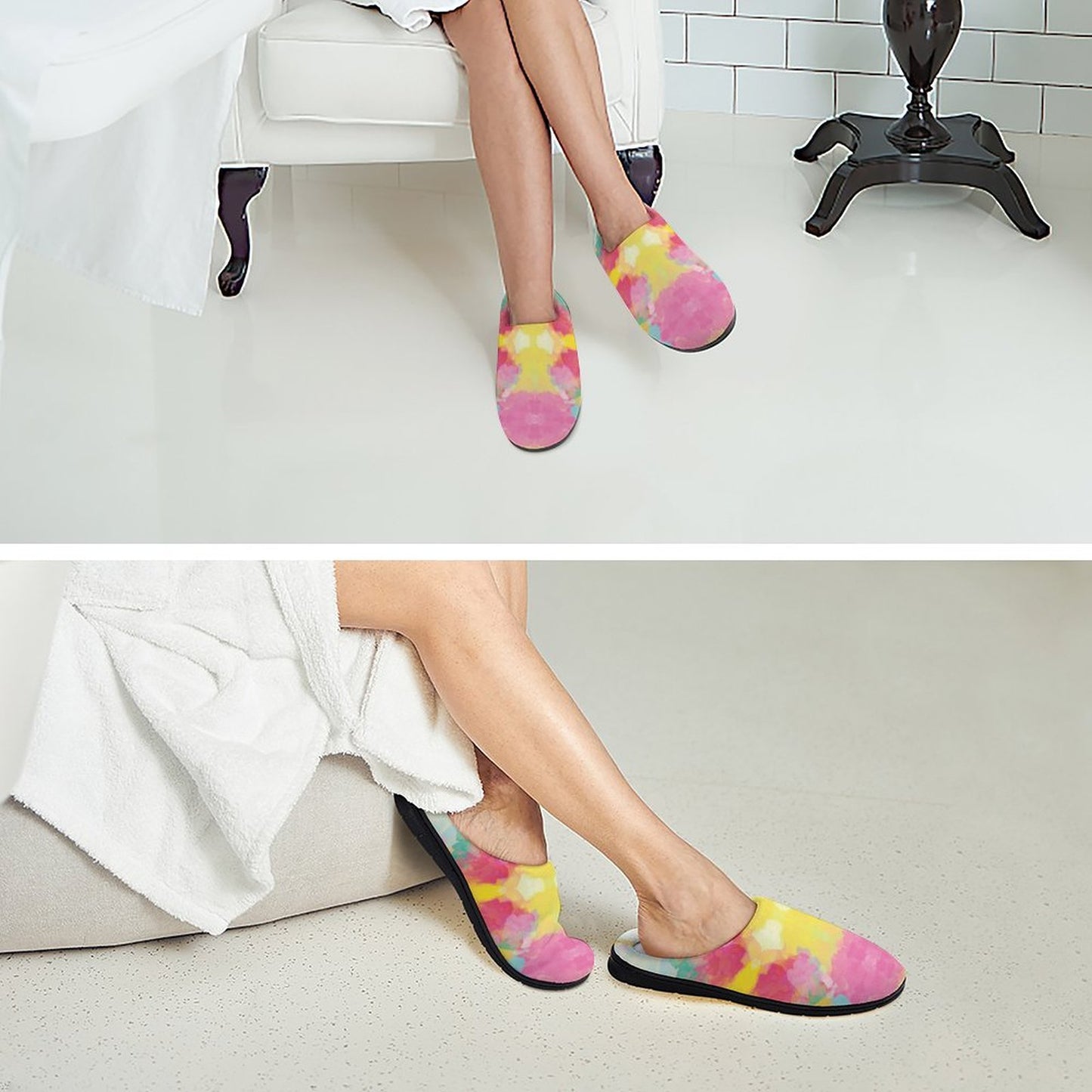 Custom Women's Cotton Slippers for Indoor Wear