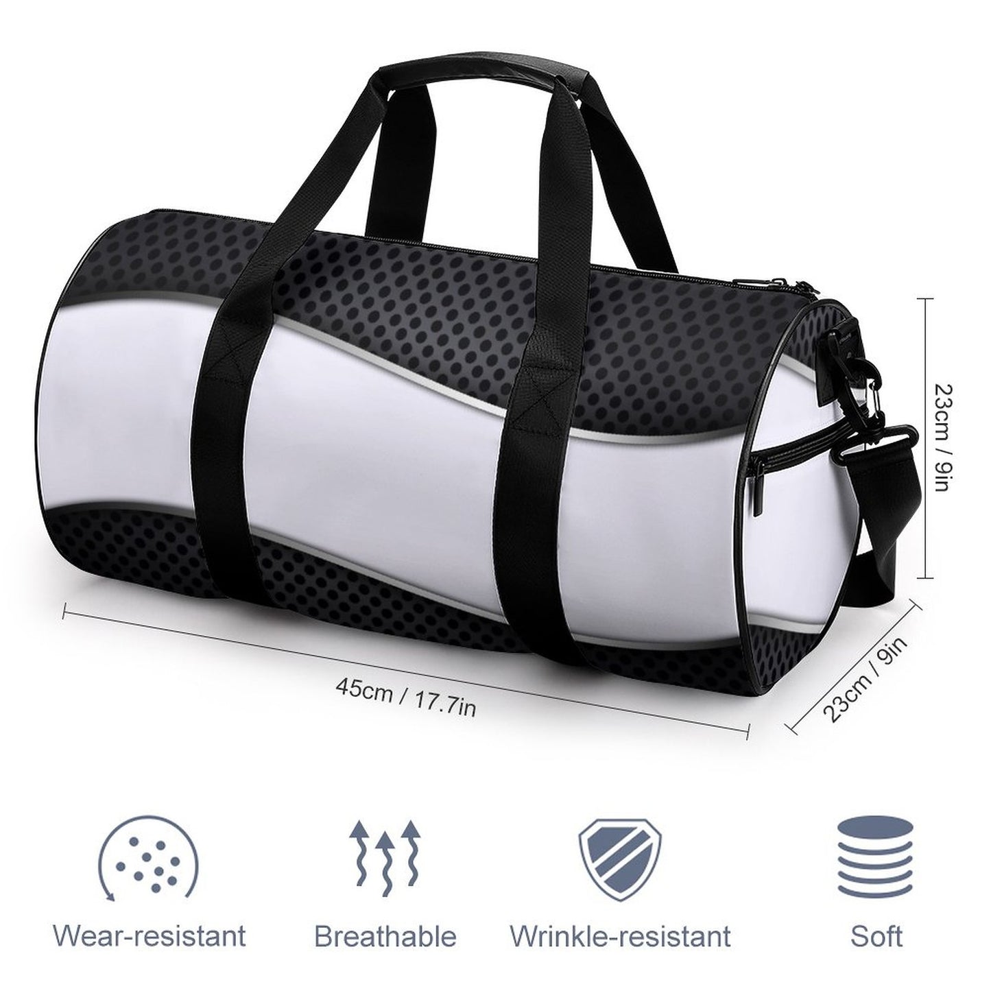 Cylindrical Gym Bag(Multi-sites)