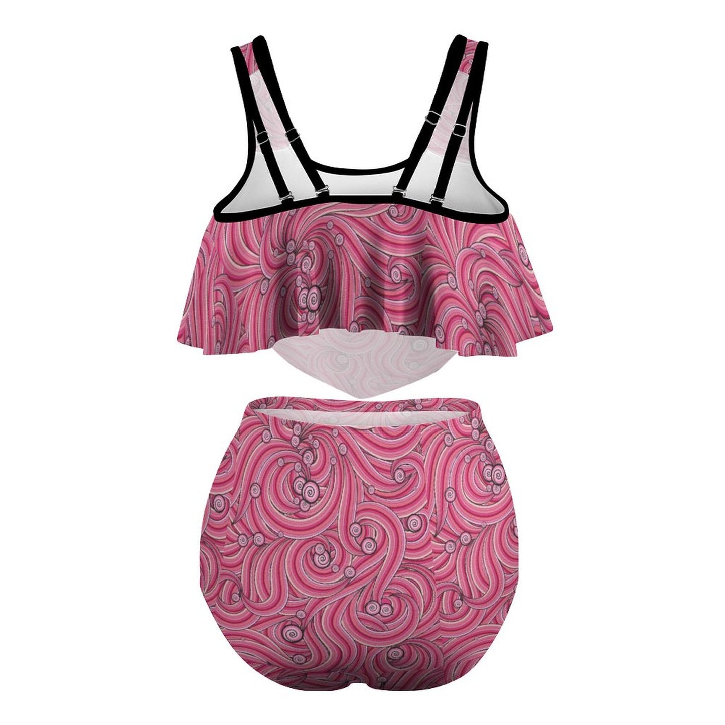 Plus Size Women's Two piece Swimsuit with Tankini