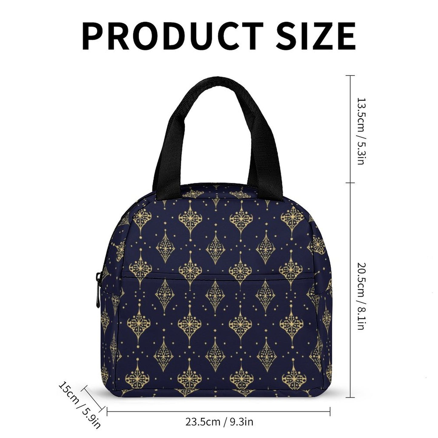 Insulated Lunch Bag with Pocket