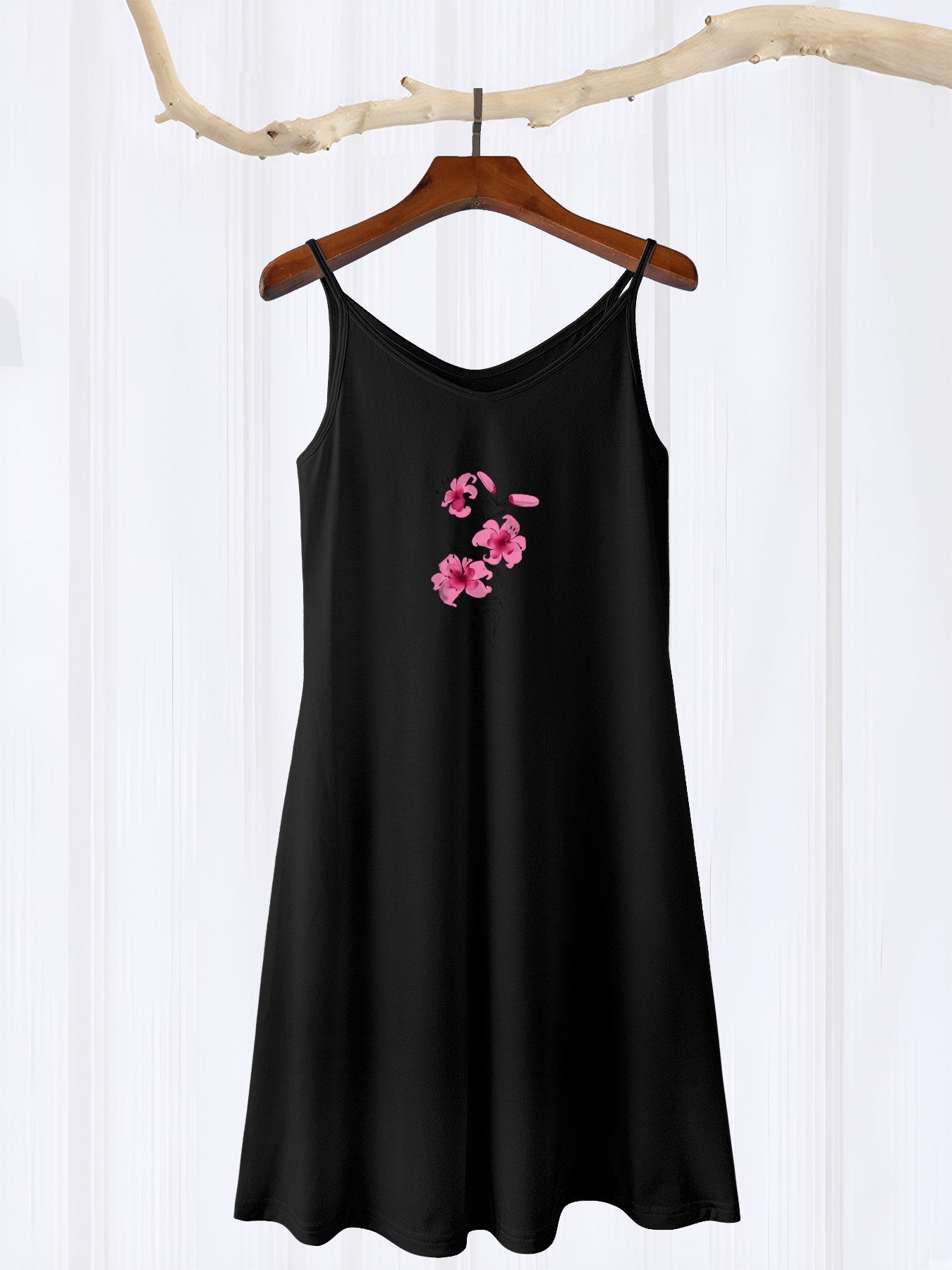 Sleeveless U-Neck Cami Dress for Women