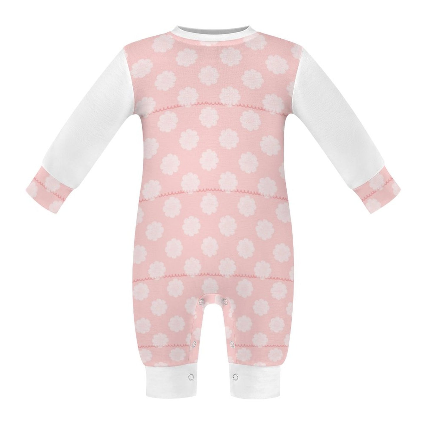 Baby Romper Pink Flowers