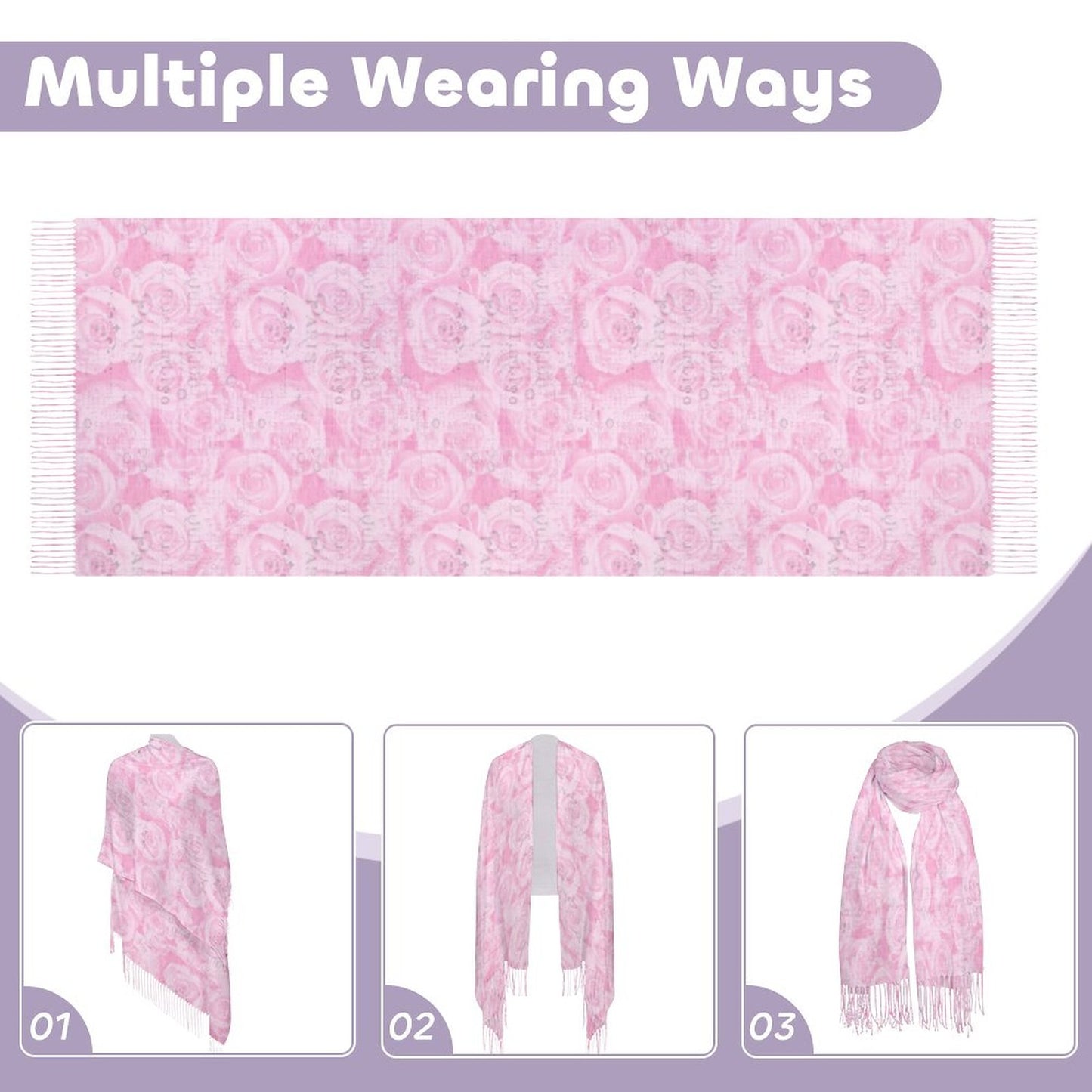 Cashmere-like Tassel Scarf