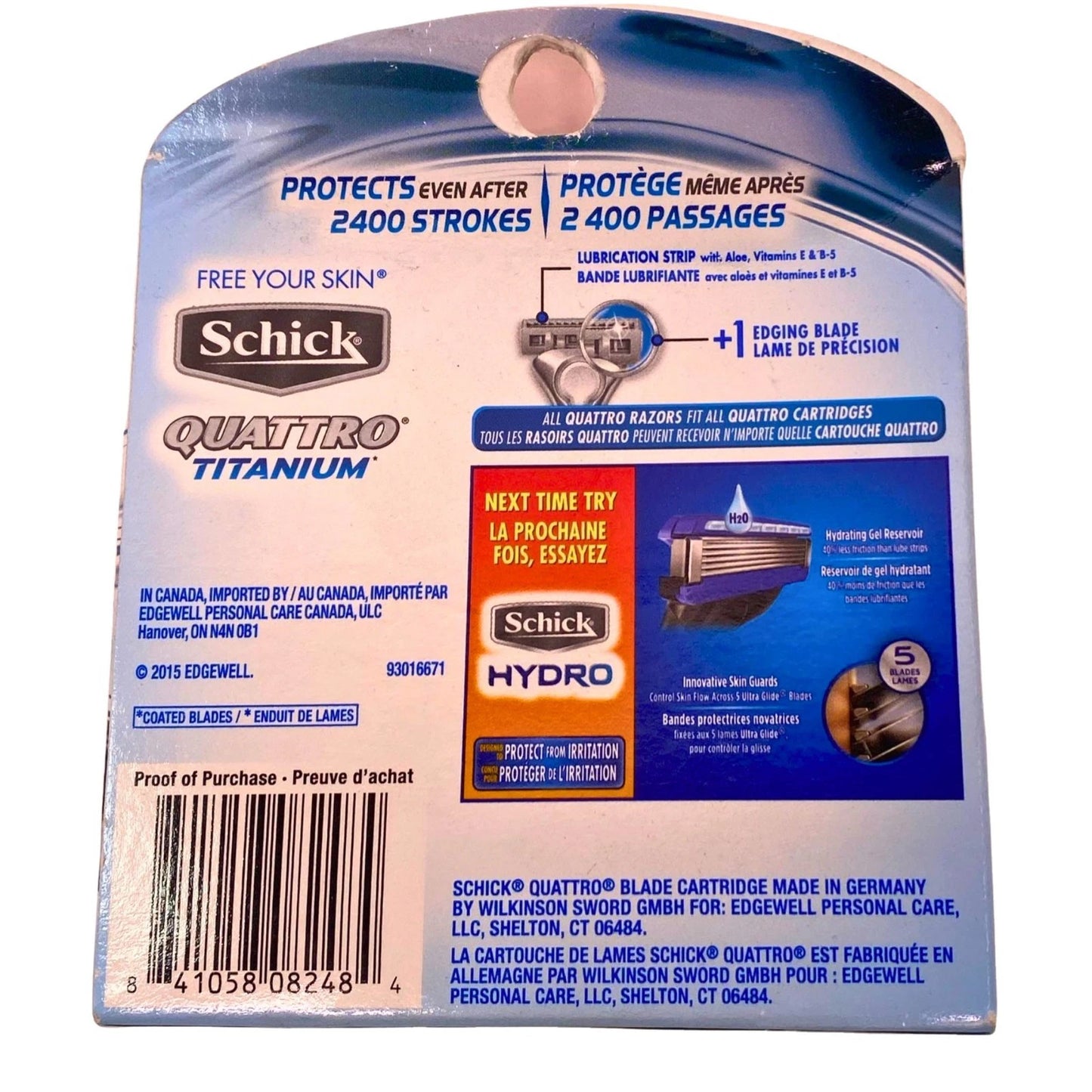 3 Pack - Schick Quattro Refills